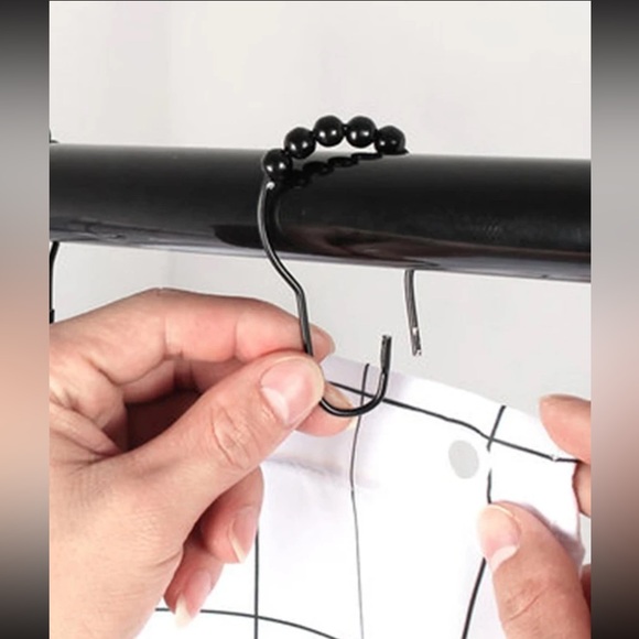 NWT Retro Old Fashioned Bead Decor Shower Ring Set of 10 - Picture 3 of 6